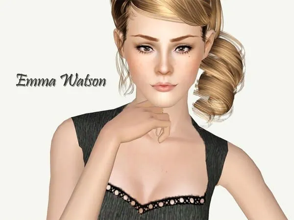 Emma Watson by thesimsresource - The Sims 3 Custom Content