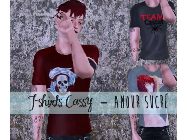 Blusa Castiel Amor Doce by pheles - The Sims 3 Custom Content