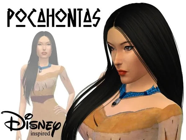 Pocahontas by cappuccine - The Sims 4 Custom Content