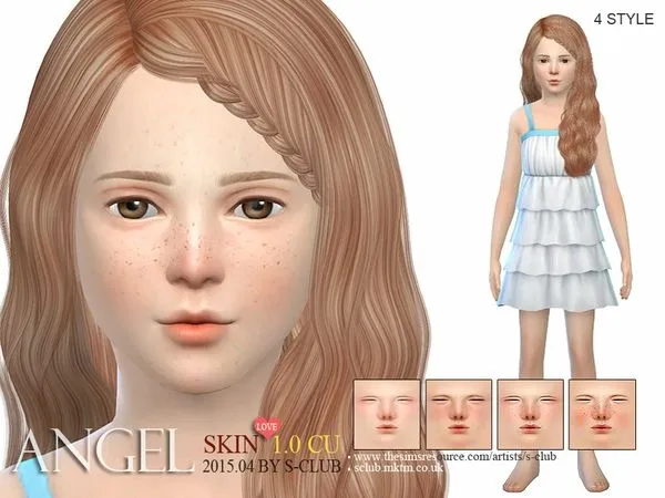 S Club HS Angel skintones(CU) 10 by cappuccine - The Sims 4 Custom Content