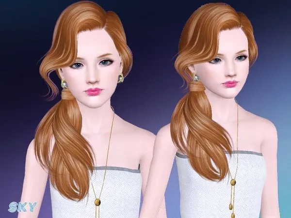 Skysims Hair Adult 277v - The Sims 3 Custom Content
