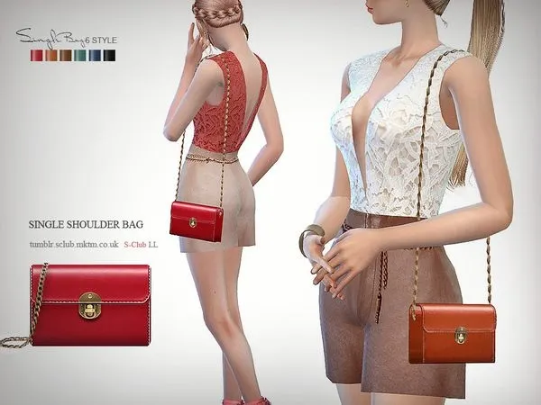 S Club LL bag N02 by thesimsresource - The Sims 4 Custom Content