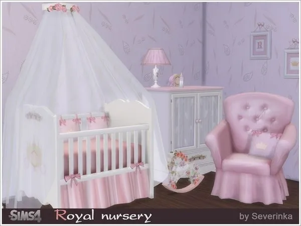 Royal nursery by thesimsresource - The Sims 4 Custom Content