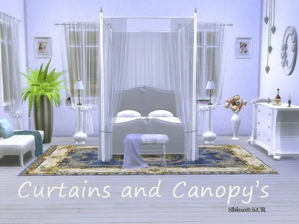 Curtains and Canopy's by thesimsresource - The Sims 4 Custom Content