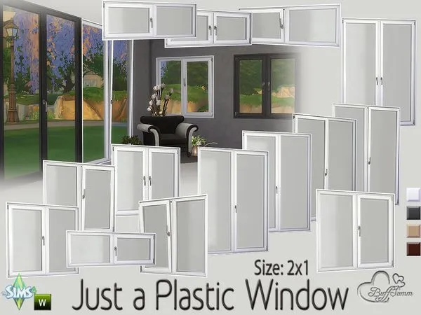 Just a Plastic Window by thesimsresource - The Sims 4 Custom Content