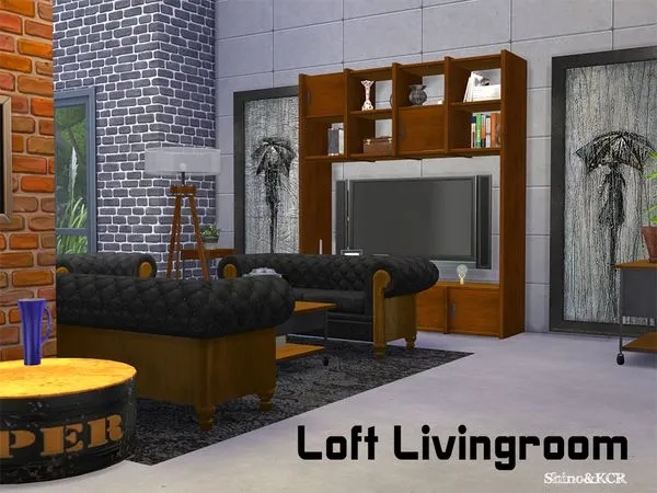 Living Loft by thesimsresource - The Sims 4 Custom Content