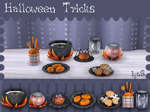 Halloween Treats by thesimsresource - The Sims 4 Custom Content