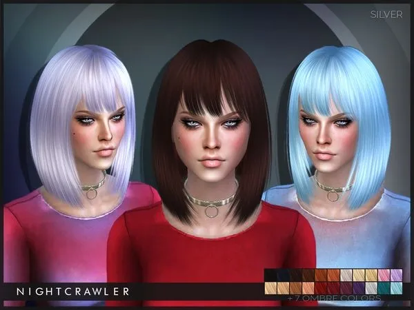 Nightcrawler Silver - The Sims 4 Custom Content