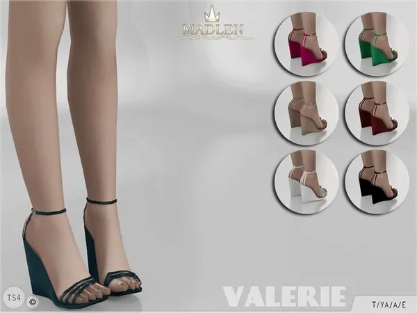 Madlen Valerie Shoes by thesimsresource - The Sims 4 Custom Content