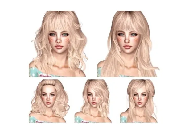 Second part of my Newsea Hair Dump by rachell - The Sims 3 Custom Content