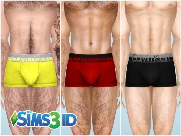 Calvin Klein Boxer Inverse by mrdavidveiga - The Sims 3 Custom Content