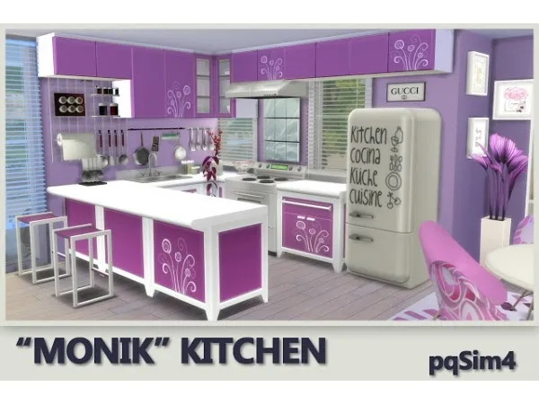 PQSims4 Kitchen Monik by simsfinds - The Sims 4 Custom Content