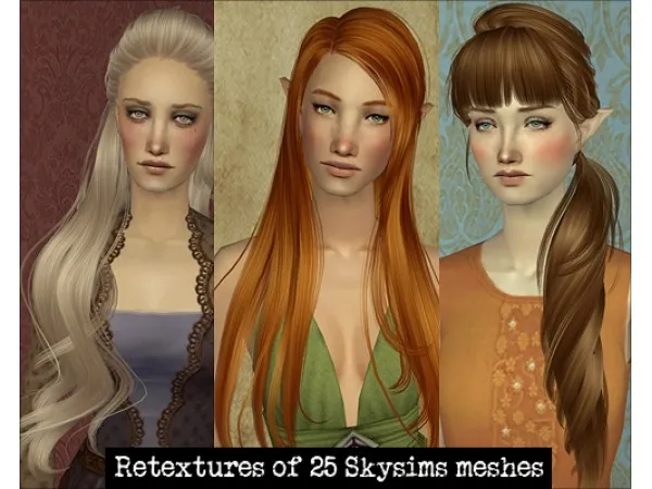 Skysims Hair Dump by rachell - The Sims 2 Custom Content