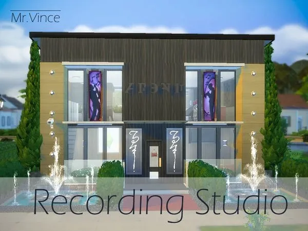Maxis Match Recording Studio by thesimsresource - The Sims 4 Custom Content