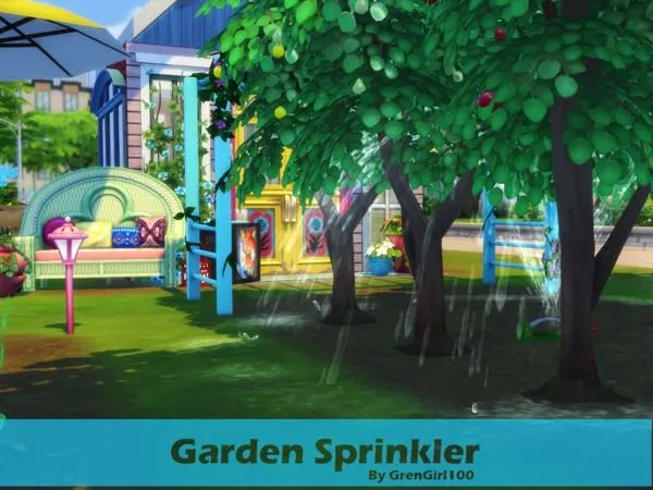 Garden Sprinkler by thesimsresource - The Sims 4 Custom Content