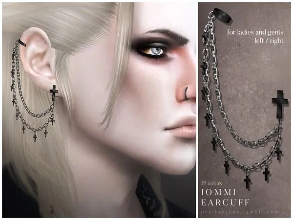 Mix Iommi Earcuff by thesimsresource - The Sims 4 Custom Content