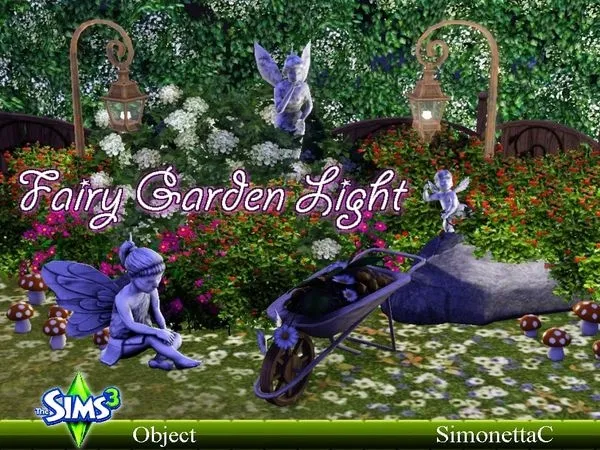 Fairy garden light by thesimsresource - The Sims 3 Custom Content