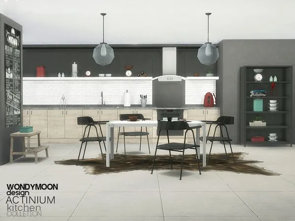 Actinium Kitchen by thesimsresource - The Sims 4 Custom Content