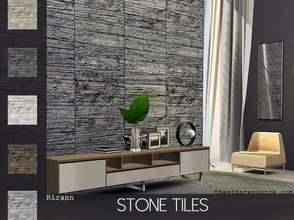 Stone Tiles by thesimsresource - The Sims 4 Custom Content
