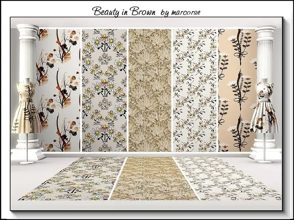 Beauty in Brown marcorse by thesimsresource - The Sims 3 Custom Content
