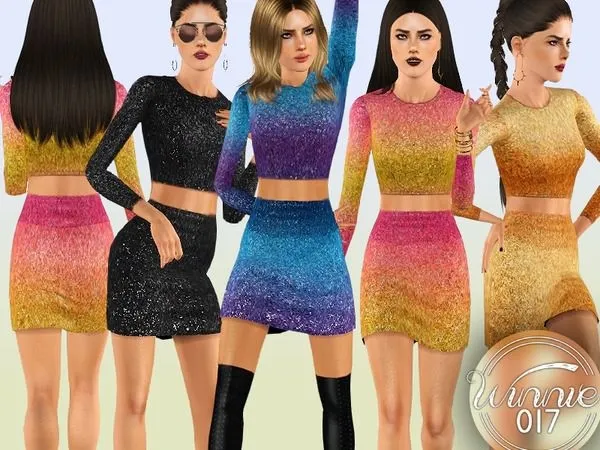 Glitter CoOrd by thesimsresource - The Sims 3 Custom Content