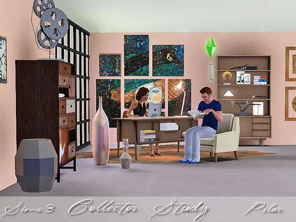 Collector Study by thesimsresource - The Sims 3 Custom Content