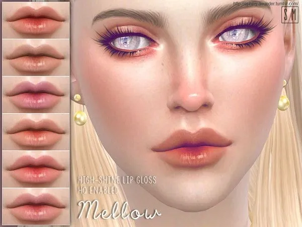 [ Mellow ] Lip Gloss by thesimsresource - The Sims 4 Custom Content