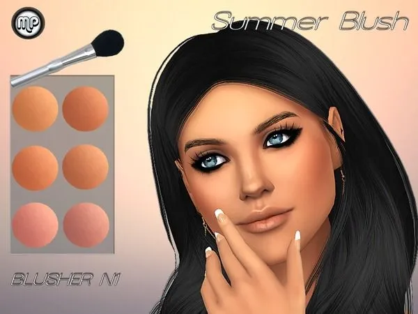 MP Summer Blush N1 by thesimsresource - The Sims 4 Custom Content