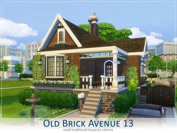 Maxis Match Old Brick Avenue 13 by thesimsresource - The Sims 4 Custom Content