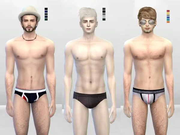 Men's Summer Sexy Underwear Gift by thesimsresource - The Sims 4 Custom Content