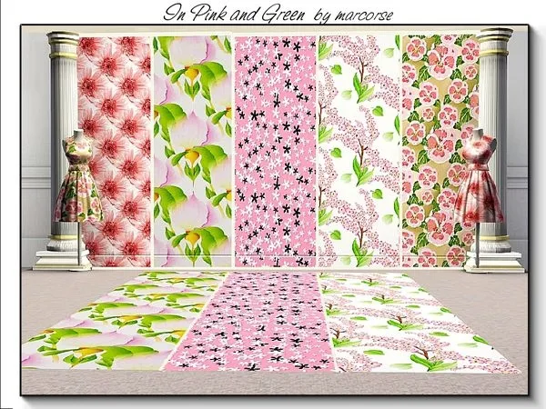 In Pink and Green marcorse by thesimsresource - The Sims 3 Custom Content