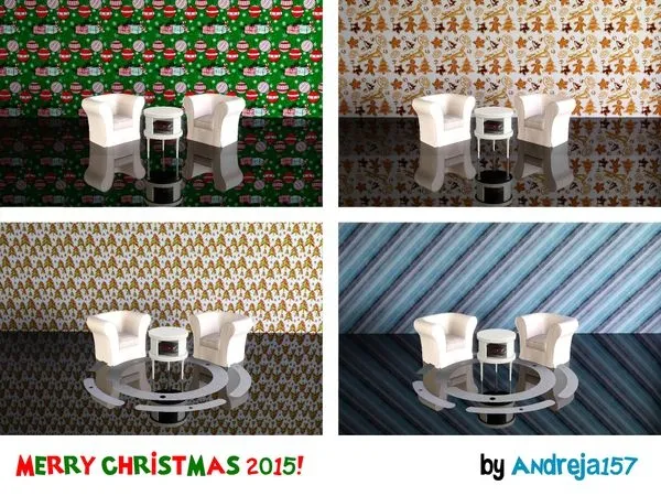 Merry Christmas 2015 by thesimsresource - The Sims 3 Custom Content