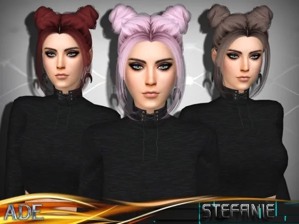Ade Stefanie with Bangs by thesimsresource - The Sims 4 Custom Content