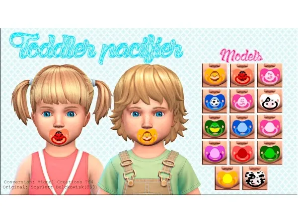 Maxis Match Toddler Pacifier by simsfinds - The Sims 4 Custom Content