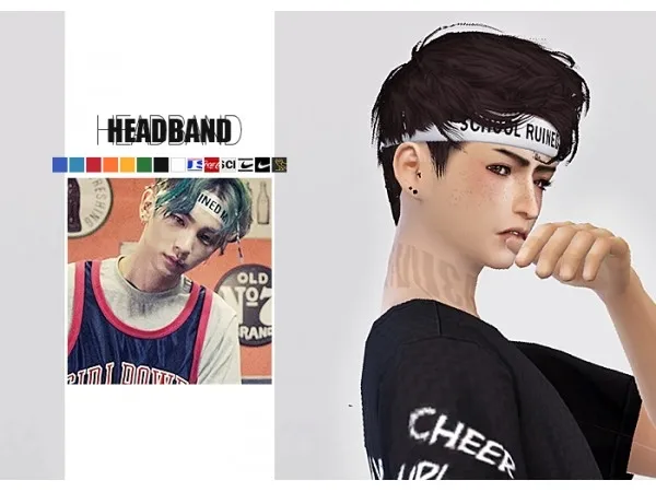 Alpha Headband by simsfinds - The Sims 4 Custom Content