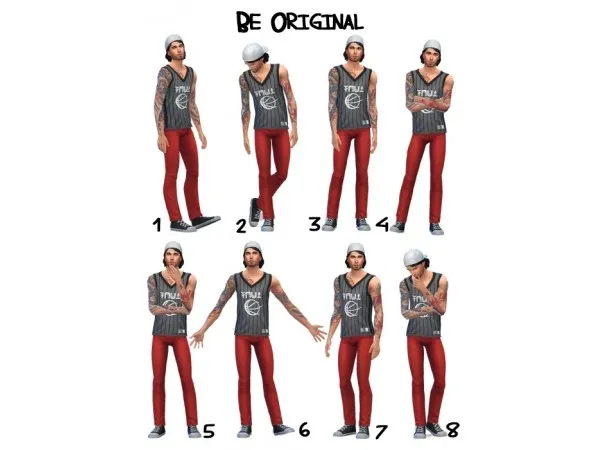 Alpha Be Original (M) - The Sims 4 Custom Content