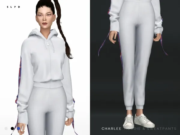 Alpha Charlee Hoodie Sweatpants - The Sims 4 Custom Content