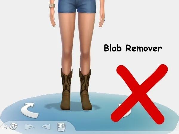 Mix Blob Remover by simsfinds - The Sims 4 custom content
