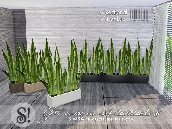 Solatium snake plant by thesimsresource - The Sims 4 Custom Content