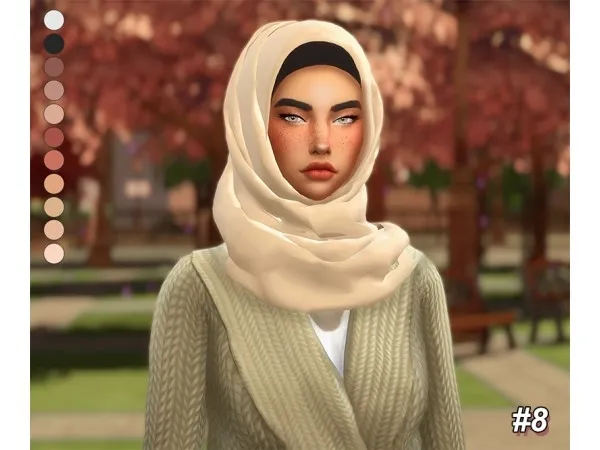 Maxis Match RMV Hijab 8 by simsfinds - The Sims 4 Custom Content