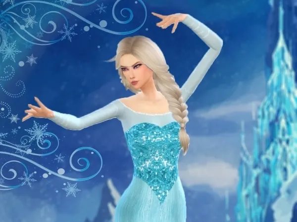 Alpha Posepack Elsa (Frozen) by bommie-sims - The Sims 4 Custom Content