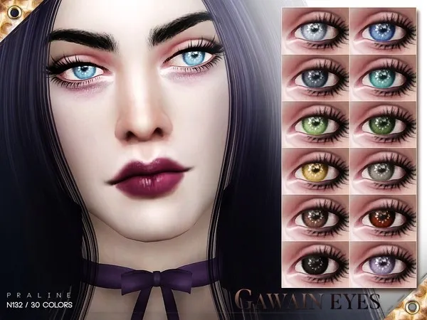 Alpha Gawain Eyes N132 - The Sims 4 Custom Content