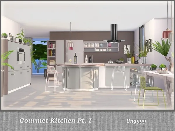 Alpha Gourmet Kitchen Pt I by thesimsresource - The Sims 4 Custom Content