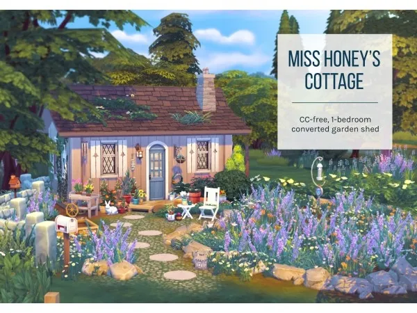 Maxis Match Miss Honeys Cottage by simsfinds - The Sims 4 Custom Content