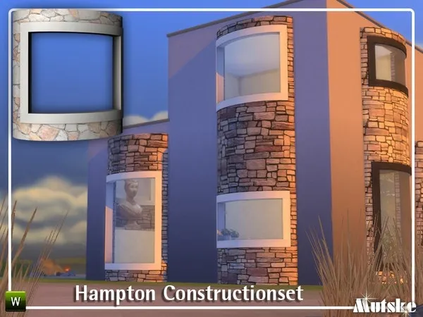 Alpha Hampton Constructionset by thesimsresource - The Sims 4 Custom Content