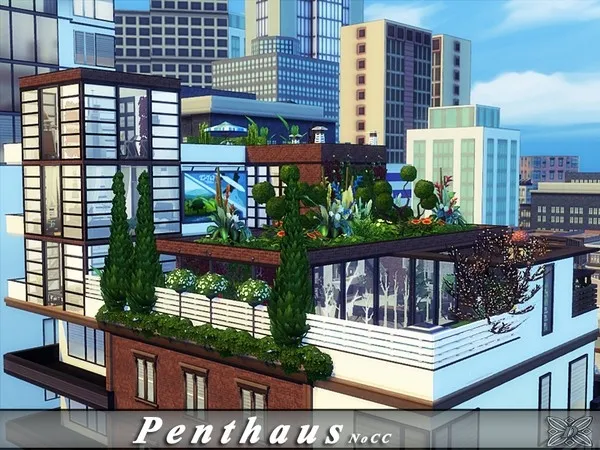Maxis Match Penthaus by thesimsresource - The Sims 4 Custom Content