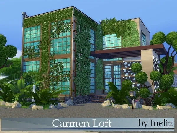 Maxis Match Carmen Loft by thesimsresource - The Sims 4 Custom Content
