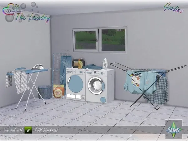 Alpha The Laundry Goodies by thesimsresource - The Sims 4 Custom Content