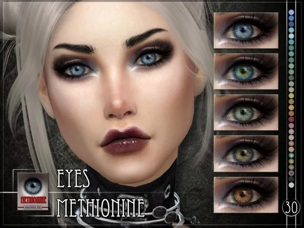 Alpha Methionine Eyes - The Sims 4 Custom Content
