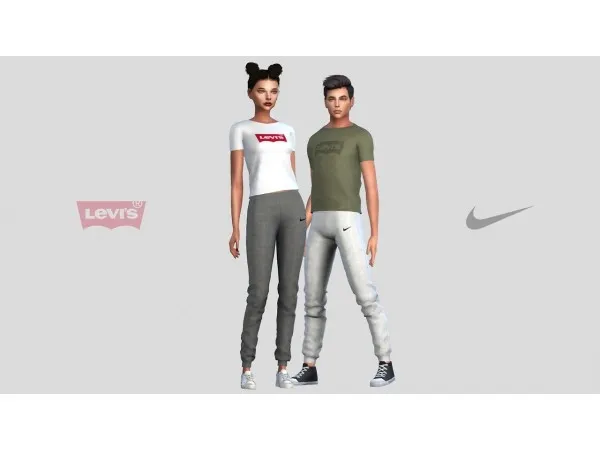 Mix Levis Nike - The Sims 4 Custom Content